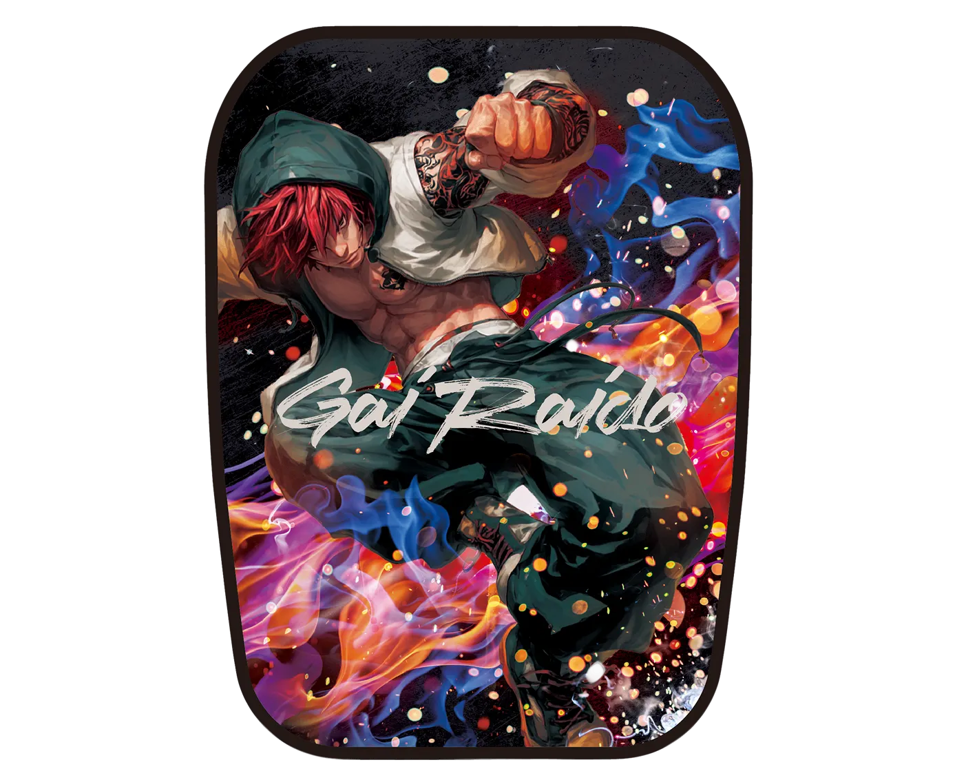 キャラクター柄のチェアアートカバー